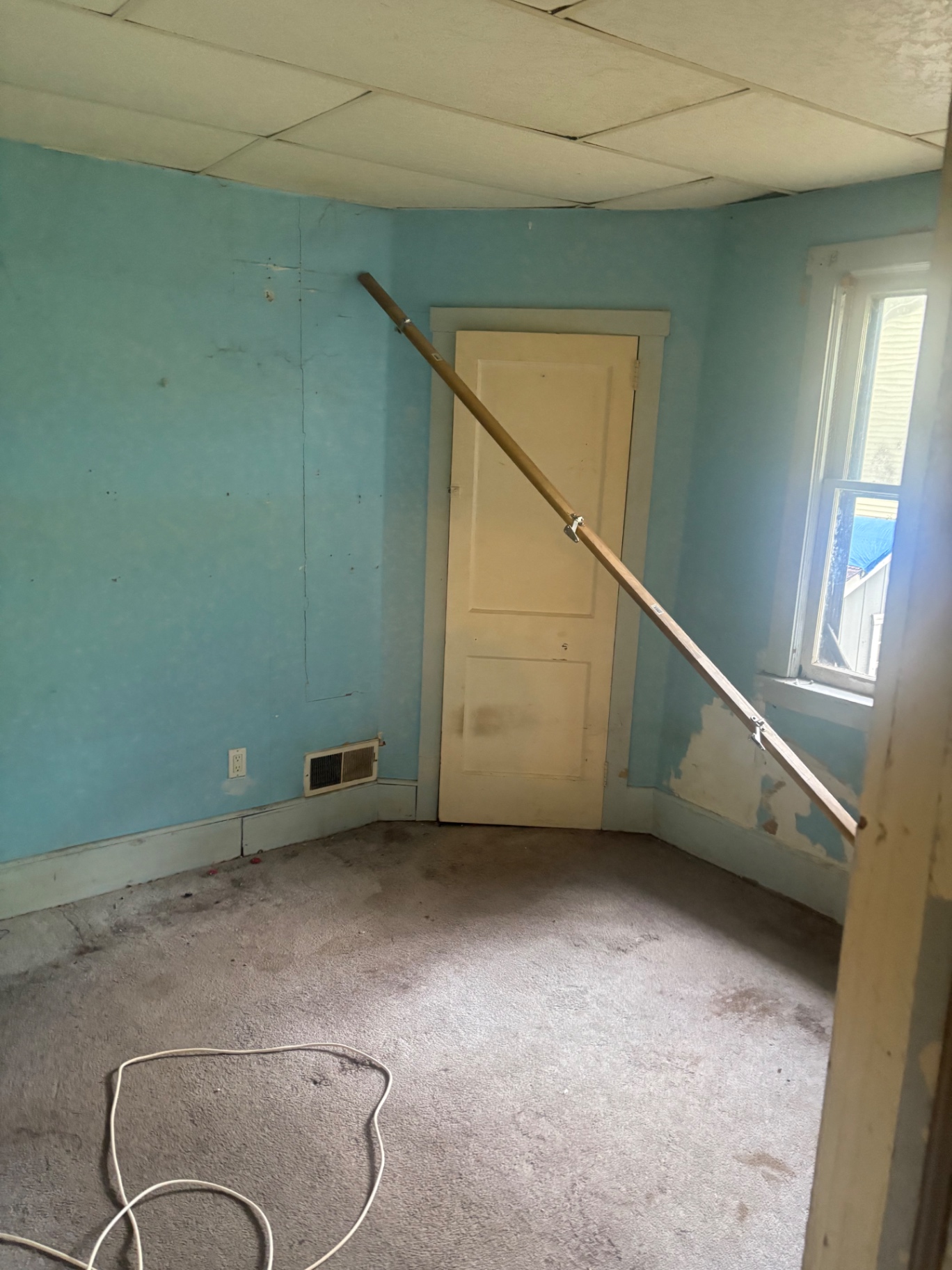 Interior demo underway