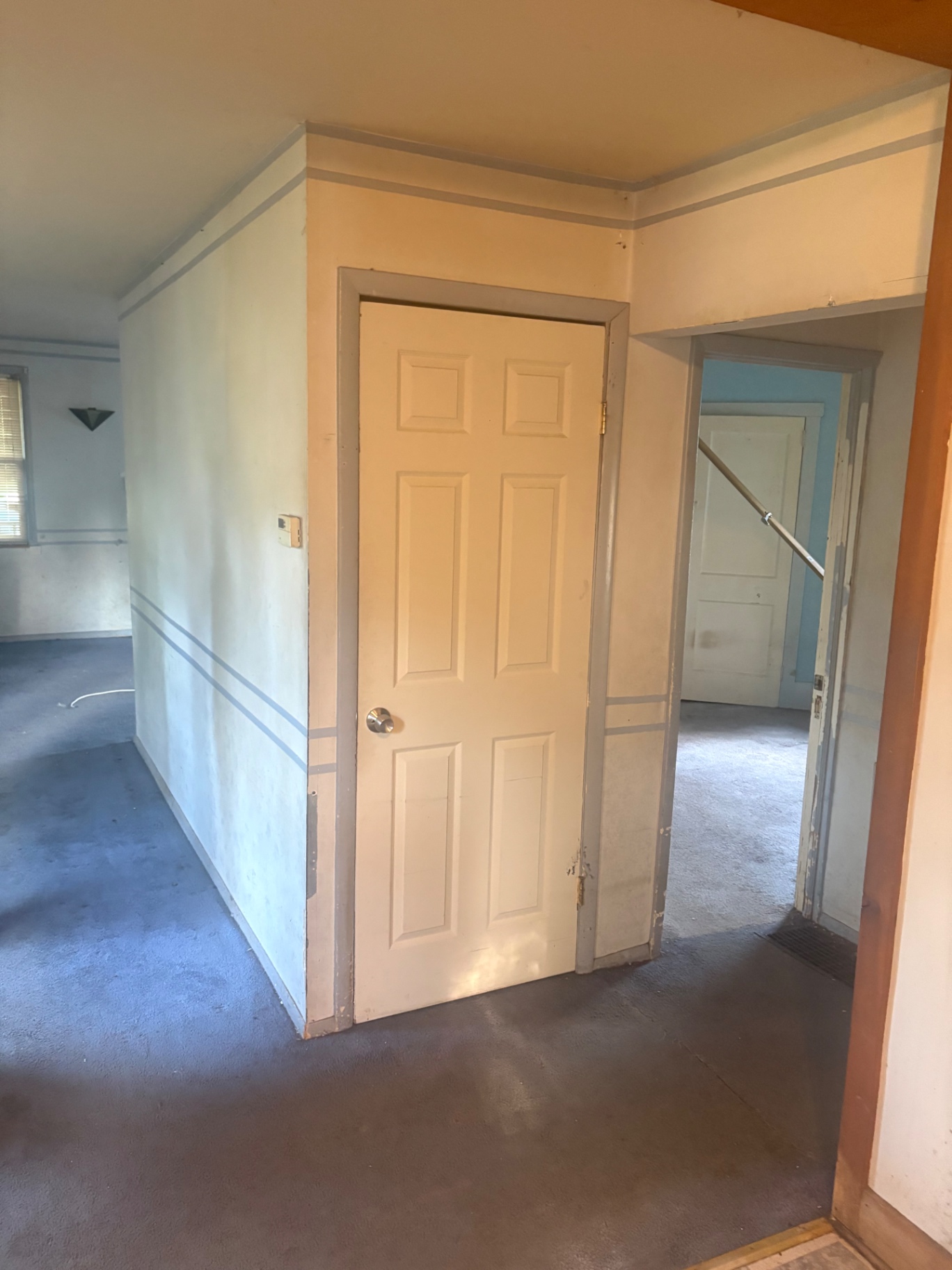 Hallway and doorway demo prep