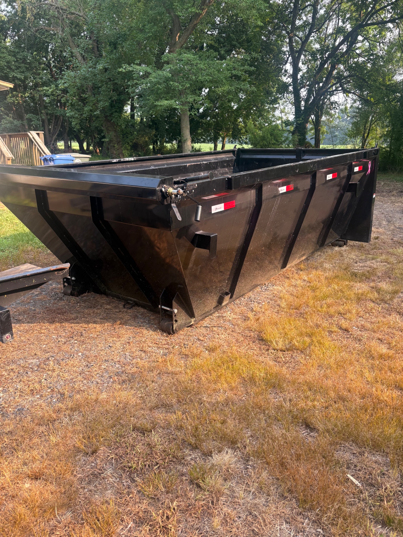 15 yard roll-off ready for delivery